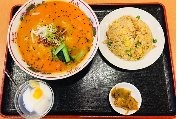 炒飯+半ラーメンセット